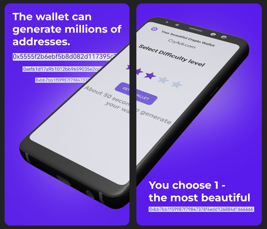 Vip Wallet — Adressgenerator